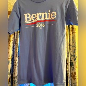 Bernie Sanders 2016 JOIN THE REVOLUTION T-shirt, light blue,medium, 100% cotton